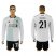 Liverpool #21 Lucas Away Long Sleeves Soccer Club Jersey