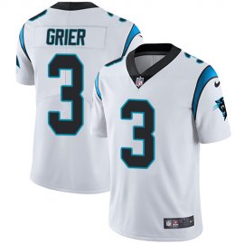 Nike Carolina Panthers #3 Will Grier White Youth Stitched NFL Vapor Untouchable Limited Jersey