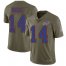 Nike Buffalo Bills #14 Stefon Diggs Olive Mens Stitched NFL Limited 2017 Salute To Service Jersey