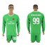 AC Milan #99 Donnarumma Green Goalkeeper Long Sleeves Soccer Club Jersey