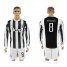 Juventus #8 Marchisio Home Long Sleeves Soccer Club Jersey