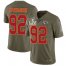 Nike Kansas City Chiefs #92 Tanoh Kpassagnon Olive Mens Super Bowl LV Bound Stitched NFL Limited 2017 Salute To Service Jersey