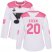 Adidas St. Louis Blues #20 Alexander Steen White/Pink Authentic Fashion Stanley Cup Champions Womens Stitched NHL Jersey