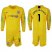 Chelsea #1 Arrizabalaga Yellow Goalkeeper Long Sleeves Soccer Club Jersey