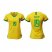 Womens Brazil #19 Willian Home Soccer Country Jersey