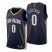 Nike New Orleans Pelicans #0 Didi Louzada Navy Mens 2021-22 NBA 75th Anniversary Diamond Swingman Jersey – Icon Edition Mens