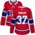 Adidas Montreal Canadiens #37 Keith Kinkaid Red Home Authentic Womens Stitched NHL Jersey