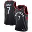 Mens Nike Toronto Raptors #7 Kyle Lowry Black Statement Edition NBA Swingman Jersey