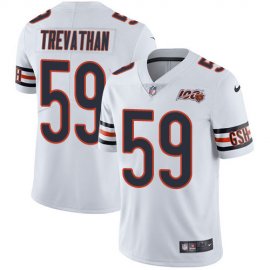 Nike Chicago Bears #59 Danny Trevathan White Mens 100th Season Stitched NFL Vapor Untouchable Limited Jersey