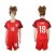 Womens USA #18 Wood Away Soccer Country Jersey