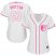 Baltimore Orioles #53 Zach Britton White/Pink Fashion Womens Stitched MLB Jersey