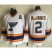St. Louis Blues #2 Al MacInnis White/Yellow CCM Throwback Stitched NHL Jersey