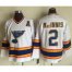 St. Louis Blues #2 Al MacInnis White/Yellow CCM Throwback Stitched NHL Jersey