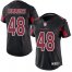 Nike Arizona Cardinals #48 Isaiah Simmons Black Womens Stitched NFL Limited Rush Jersey
