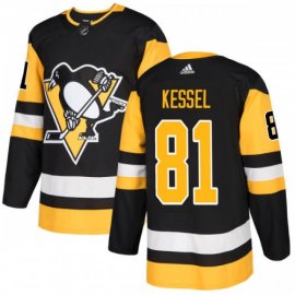 Adidas Pittsburgh Penguins #81 Phil Kessel Black Home Authentic Stitched NHL Jersey