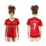 Womens Liverpool #7 Milner Red Home Soccer Club Jersey