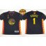 Warriors #1 Ognjen Kuzmic Black Slate Chinese New Year The Finals Patch Stitched NBA Jersey