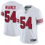 Nike San Francisco 49ers #54 Fred Warner White Rush Mens Stitched NFL Vapor Untouchable Limited Jersey