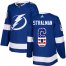 Adidas Tampa Bay Lightning #6 Anton Stralman Blue Home Authentic USA Flag Stitched NHL Jersey