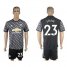 Manchester United #23 Shaw Black Soccer Club Jersey