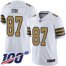 Nike New Orleans Saints #87 Jared Cook White Mens Stitched NFL Limited Rush 100th Season Jersey