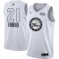 Nike 76ers #21 Joel Embiid White NBA Jordan Swingman 2018 All-Star Game Jersey