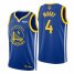 Nike Golden State Warriors #4 Moses Moody Royal Youth 2022 NBA Finals Icon Edition 75th Anniversary Diamond Swingman Jersey Youth