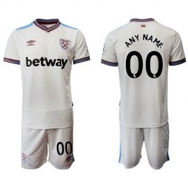 West Ham United Personalized Away Soccer Club Jersey