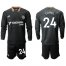 Chelsea #24 Cahill Third Long Sleeves Soccer Club Jersey