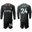 Chelsea #24 Cahill Third Long Sleeves Soccer Club Jersey
