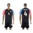 USA #4 Bradley Away Soccer Country Jersey