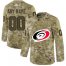 Mens Adidas Hurricanes Personalized Camo Authentic NHL Jersey