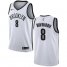 Mens Nike Brooklyn Nets #8 Spencer Dinwiddie White NBA Swingman Association Edition Jersey