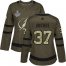 Adidas Tampa Bay Lightning #37 Yanni Gourde Green Salute to Service Womens 2020 Stanley Cup Champions Stitched NHL Jersey