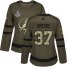 Adidas Tampa Bay Lightning #37 Yanni Gourde Green Salute to Service Womens 2020 Stanley Cup Champions Stitched NHL Jersey