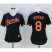 Baltimore Orioles #8 Cal Ripken Black Womens Alternate Stitched MLB Jersey