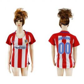 Womens Atletico Madrid Personalized Home Soccer Club Jersey