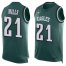 Nike Philadelphia Eagles #21 Jalen Mills Green Team Color Mens Stitched NFL Limited Tank Top Jersey