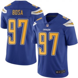 Nike Los Angeles Chargers #97 Joey Bosa Electric Blue Mens Stitched NFL Limited Rush Jersey