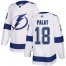 Adidas Tampa Bay Lightning #18 Ondrej Palat White Road Authentic Stitched NHL Jersey