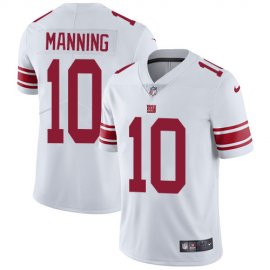 Nike New York Giants #10 Eli Manning White Mens Stitched NFL Vapor Untouchable Limited Jersey