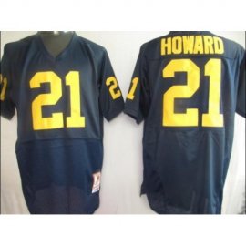 Michigan Wolverines 21 Howard Blue NCAA Jerseys