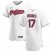 Cleveland Indians #17 Austin Hedges Mens Nike White Home 2020 Authentic Team MLB Jersey
