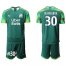Marseille #30 Mandanda Army Green Goalkeeper Soccer Club Jersey