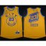 Golden State Warriors #23 Draymond Green Gold Throwback The City Stitched NBA Jersey