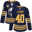 Adidas Buffalo Sabres #40 Robin Lehner Navy Blue Home Authentic Womens Stitched NHL Jersey