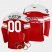 Denmark Hockey Custon Mens 2022 Winter Olympics Away Jersey – Red