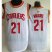 Cleveland Cavaliers 21 Andrew Wiggins White Revolution 30 NBA Jerseys