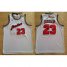Chicago Bulls #23 Michael Jordan White Anniversary Stitched NBA Jersey