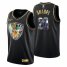 Brooklyn Brooklyn Nets #20 Dayron Sharpe Mens Golden Edition Diamond Logo 2021/22 Swingman Jersey – Black Mens
